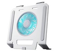 Jooehyer Laptop Cooling Bracket Aluminum Alloy Integrated Molding Regulation Blue Light Desktop Anti-Skid Fan Holde