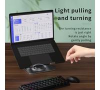 Jooehyer Laptop Stand Adjustable Tablet Stand Aluminum Alloy Rotating Bracket Portable Fold Holder Cooling Bracket Support Gray 1 Piece