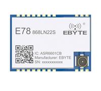 Jooehyer LoRaWAN SoC E78-868LN22S 868MHz LoRa Module ASR6505/6601TXCO 22dBm Wireless Transceiver SMD Stamp Hole Connector