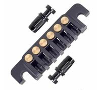 Jooehyer LP Electric Guitar -6 Bridge Frame Stop Rod 70S Bridge Tailpiece Tailpiece String Code LP//ES/Easy to Use Black