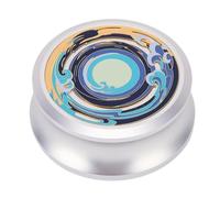 Jooehyer LP Record Weight Stabilizer Record Clamp Turntable Disc Stabilizer for Vinyl Record Player Turntables Phonograph, Easy to Use Silver