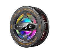 Jooehyer Magnetic Radiator Cooler for Phone Tablet 2-In-1 Clip Magnet Semiconductor Refrigeration Gaming for/Android Black