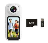Jooehyer Magnetic Thumb Camera App Control Portable Sports Outdoor Digital Camcorder for Casual Photography with Card