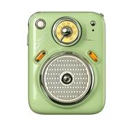 Jooehyer Mini Radio Speakers Bluetooth Wireless Mini Portable Mini Cute Speaker for Girls Birthday Presents Gift Green