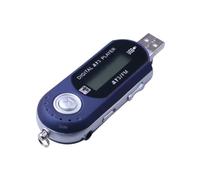 Jooehyer MP3 Music Player USB Style Digital LCD Screen Bluetooth FM for Listen Music and Office Blue
