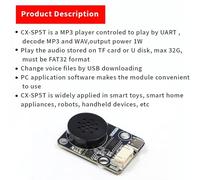 Jooehyer MP3 Voice Playback Module MP3 Voice Player Module Intelligent Voice Broadcast Compatible Electronic Building Block Music
