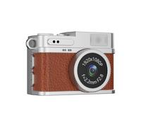 Jooehyer Necklace Style 1080P Pocket Camera¨CMini Retro Video Camera, 0.96 Inch Thumb Size for Sports, Students Brown