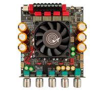 Jooehyer New -APTX3 Bluetooth Amplifier 2.1 Channel 3D Surround Sound Subwoofer 300Wx2+600W Audio Power Amplifier Audiophile A