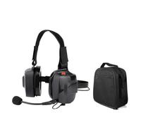 Jooehyer Noise-Canceling Headband Headset for Walkie Talkie High Noise Immunity Wearable Helmet Heavy Duty Headset