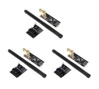 Jooehyer NRF24L01+PA+ Wireless Module with Antenna Long Distance 1100 Meters Includes NRF24L01 Adapter 3PCS