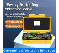 Jooehyer OTDR Launch Cable Box Fiber Optic Ring OTDR Transmitting Cable Box 300M Dead Spot Eliminator SC/-FC/