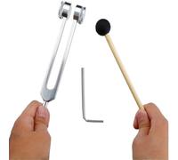 Jooehyer Otoacoustic Emission Test Tuning Fork Set with Reflex Hammer Yoga and Meditation Accessories