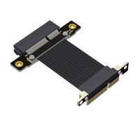 Jooehyer PCI-E X4 to X4 Extension Cable PCI Express Riser Extender Converter Adapter Support Network Card SSD USB Card 10CM