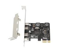 Jooehyer PCI Express X1 to USB 3.0 5Gbps 2-Port Type C Expansion Card Hub Adapter Controller VIA Chip for Desktop PC