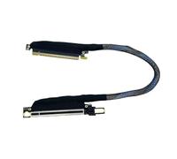 Jooehyer PCIE 5.0 X16 Graphics Card GPU Extension Cable Silver Plated PCI-E 5.0 X16 GEN5 64GT/ S Adapter Server Cable High Speed High-Speed PCIE 5.0 X16 Graphics Card Extension Cable 40CM