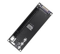 Jooehyer PCIE Adapter Expansion Card Mainboard SFF-8611 8612 NVMe M.2 SSD to PCIe 4.0 X16 Adapter Expansion Card PCIe X4 Riser Card External Graphics