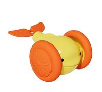 Jooehyer Pet Toys for Kittens Electric Whale Car Interactive Cat Toy Automatic Teaser with Intelligent Obstacle Avoidance Functionality