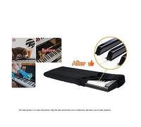 Jooehyer Piano Keyboard Dust Cover, 88 Keys Piano Music Keyboard Dirt Proof Cover with Elastic & Cord Lock Easy Install Easy to Use