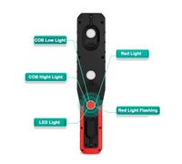 Jooehyer Portable Lantern 10W COB LED Work Light Magnetic Hook Flashlight Torch Inspection Light Camping Car Repair Lamp