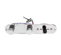 Jooehyer Pre-Wired Guitar Control Board 3-Way Spring Switch, Copper Shaft 250K Potentiometer for TL Electric Guitar