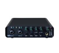 Jooehyer Professional Sound Card Audio Interface for Studio Singing Microphone with Monitoring Electric Guitar Live Recording