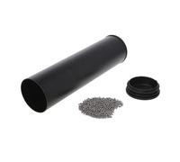 Jooehyer Professional Stainless Steel Cylinder Sand Shaker Rhythm Musical Instruments Percussion for Band Accompaniment,Golden