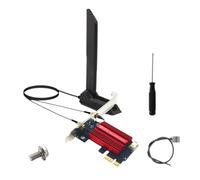 Jooehyer QCNCM865 WiFi 7 PCI-E Wireless Network Adapter Card 9256Mbps Tri-Band 2.4G/5G/6GHz BT5.4 for Desktop for 10/11