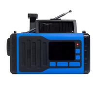Jooehyer Radios FM Bluetooth Speaker Triple Band Emergency Radio Portable Solar Radio Receiver Hand Crank USB-C Charging
