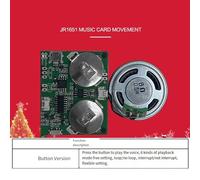 Jooehyer Recordable Sound Module Button Control Sound Chip 8M MP3 WAV Music Voice Player Programmable Board with Speaker for DIY Easy Install Easy to Use