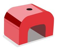 Jooehyer Red Horseshoe Magnet,Strong U Shaped Magnet for Nail Polish,Heavy-Duty Alnico Magnets for Gel Polish Nail Art