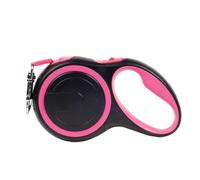 Jooehyer Retractable for Small Big Dog Leash for Pets Cats Hiking Running Puppy Traction Belt Labradoodle Golden Retriever Product Pink