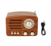 Jooehyer Retro Bluetooth Speaker Wireless Great Sound Quality Portable AM FM Radio for Bedroom Dining Room Office