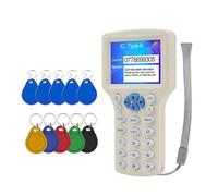Jooehyer RFID NFC Smart Card Reader +5XUID/CUID Keychain RFID Duplicator 125K 13.56MHz IC/ID Key Writer RFID Replicator Programmer