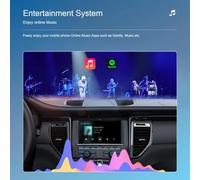 Jooehyer RGB Mini Carplay AI Box for CarPlay Wireless Adapter Car Wired CarPlay to Wireless USB Dongle Plug and Play, Easy to Use Fine Workmanship