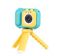 Jooehyer S11 48MP Handheld Bracket HD Dual-Lens Children Camera with Photo Video Support Fixed Multifunctional Camera, Easy to Use Blue
