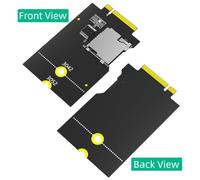 Jooehyer SD Card TF SDHC SDXC to NGFF Key B Adapter(Supports USB Bus, Not Bus)