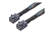 Jooehyer SFF-8643 for Computer Hard Disk 1m Mini SAS HD Server Motherboard Backplane Cable SFF-8643 to 8643 MINI SAS Cable