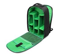 Jooehyer SLR Camera Bag Digital Lens Outdoor Photography Backpack Waterproof Fabric Large Capacity Multi-Fun Bag Green