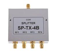 Jooehyer SMA Male 8Ghz 4-Way 8G Power Splitter 1500MHz to 8000MHz Signal Distribution Divider Female Port Cable Device
