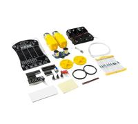 Jooehyer Smart Car DIY Electronic Kit 51 MCU Ultrasonic Obstacle Avoidance Car Automatic Ranging Robot Programming DIY Kit
