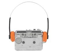 Jooehyer TON010B Cassette Player Portable Tape Recorder to Mp3 Transparent USB Cassette Capture to MP3 Format Tape Music Player A