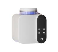 Jooehyer Toothbrush Sterilizer Punch-Free Wall Mount Automatic UVC Cleaning and Drying Function Solar Charging Toothbrush Holder B