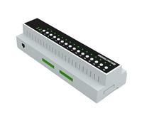 Jooehyer Tuya Smart Home Wifi Zigbee Relay 16 Gang Relay Switch Module Remote Control Appliance Control Module 110V-240V APP Voice Control