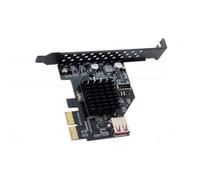 Jooehyer TYPE-C Front Card USB 3.1 Front TYPE-E Expansion Card PCIe X2 to TYPE-C Front Card USB3.1 TYPE-E+ USB2.0 Expansion Card Using ASM3142 Chip