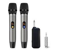 Jooehyer UHF Cordless Wireless Microphone Handheld Dynamic Professional Microphone System for Karaoke Singing, Church, Speech