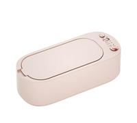 Jooehyer Ultrasonic Jewelry Cleaner Machine, Professional Jewelry Cleaner with 3 Timer Modes for Glasses, Jewelry Easy to Use 22.5x10.5x7.5cm Pink
