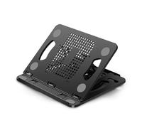Jooehyer Universal Desktop Adjustable Foldable Laptop Stand Portable Notebook Holder Tablet Bracket Support Rotary Accessory Black