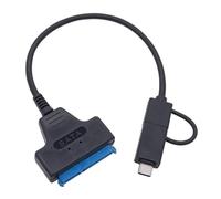 Jooehyer USB 3.0 to Cable USB C Hard Drive Adapter Cable for 2.5 Inche Hard Drive Adapter Cable Computer Connector Converter