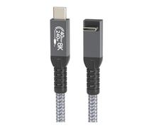 Jooehyer USB 4 Cable 90¡ã Stereoscopic Elbow 40Gbps USB4 Type C Data Cable Fast Charging PD 240W, 8K Video Transfer 1M