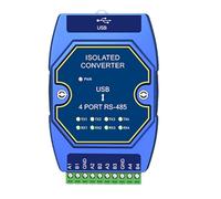 Jooehyer USB-C Interface 6M Rate Industrial Grade USB to -485 Serial Port Converter 4 Serial Ports CDEBYTE E810-U41C 1500V